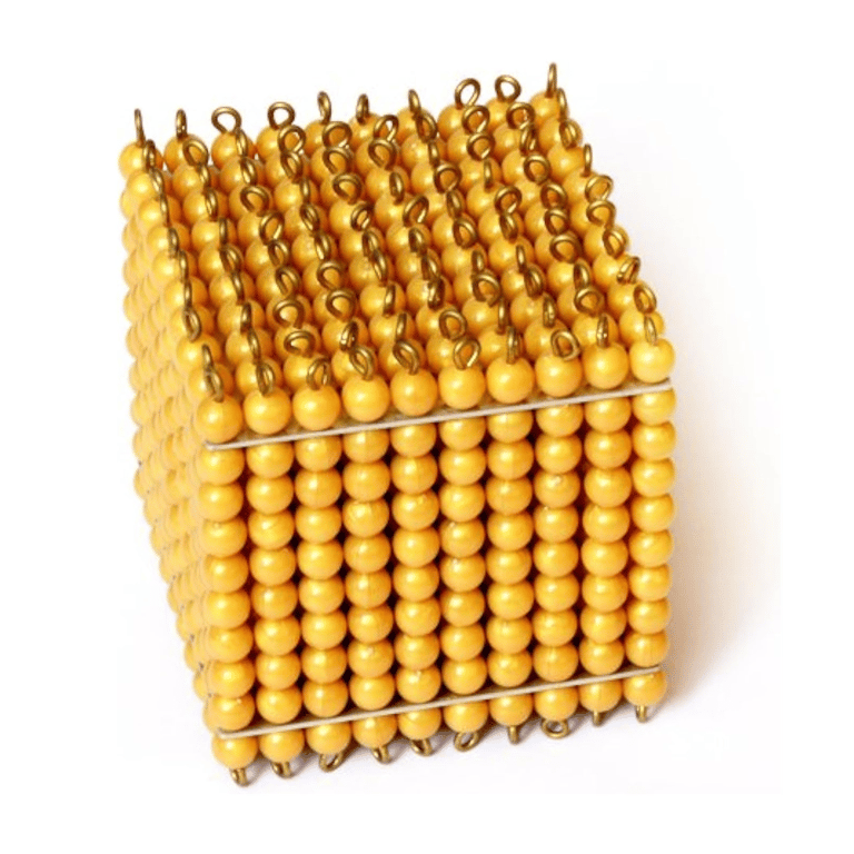 Montessori Elite Montessori Golden Bead Thousand Cube