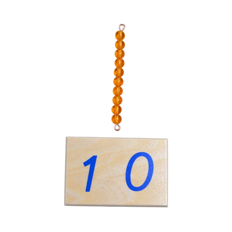 Montessori Canmom Montessori Math Ten Golden Bead Bars