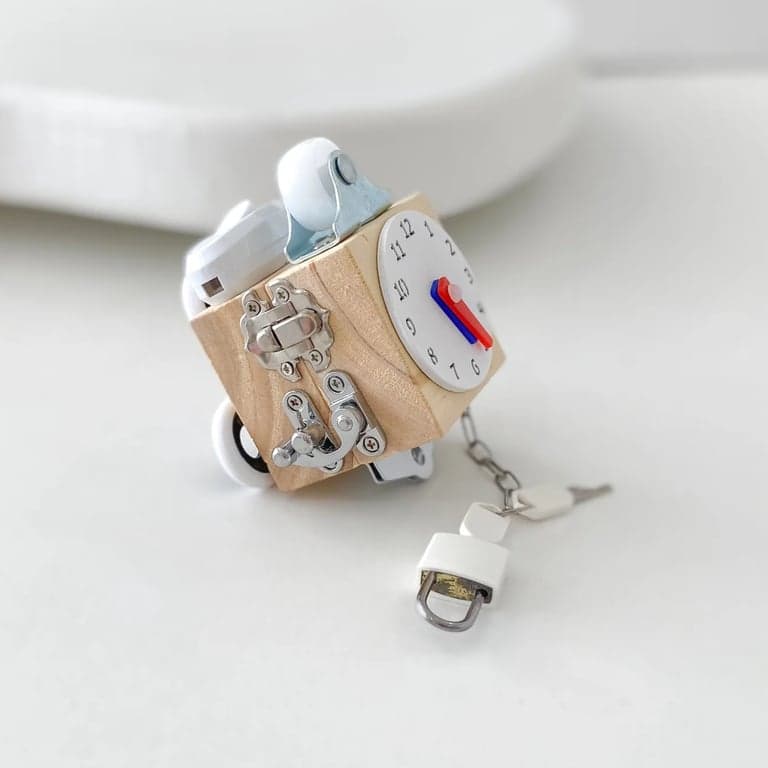 Henry & Flo Busy Cube With Built In Compass