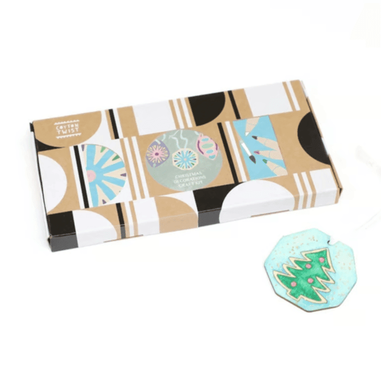Cotton Twist Schilder Je Eigen Glitter Kerstballen Knutselset