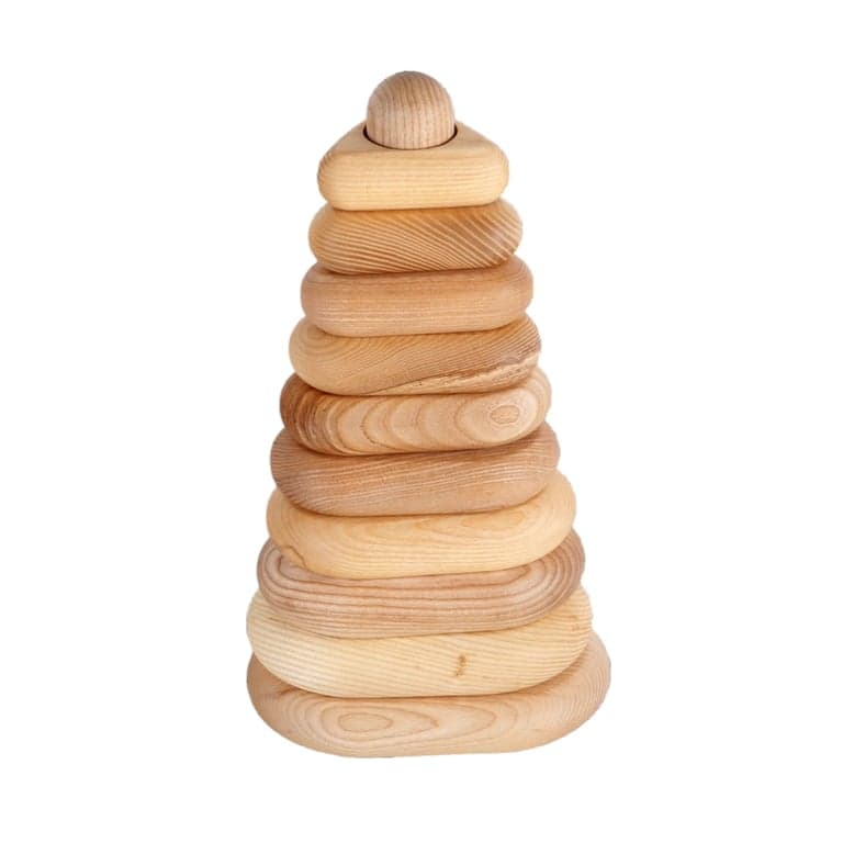 VIVAIO Stacking Tower Triangle - Montessori Product