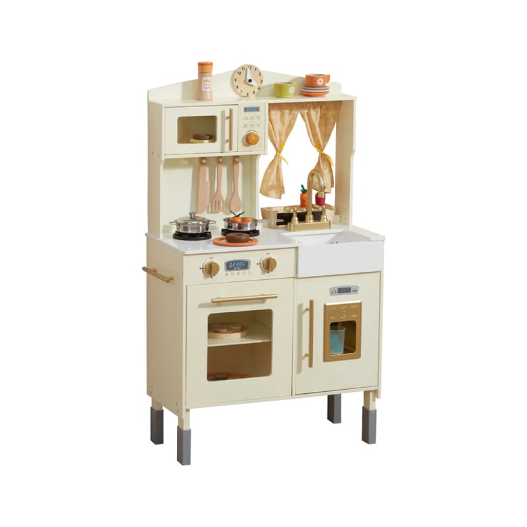 Montessori Giant bean Modern Style Wooden Play Kitchen