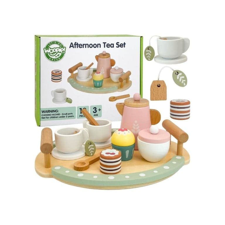 Woopie Green Coffee and Tea Set