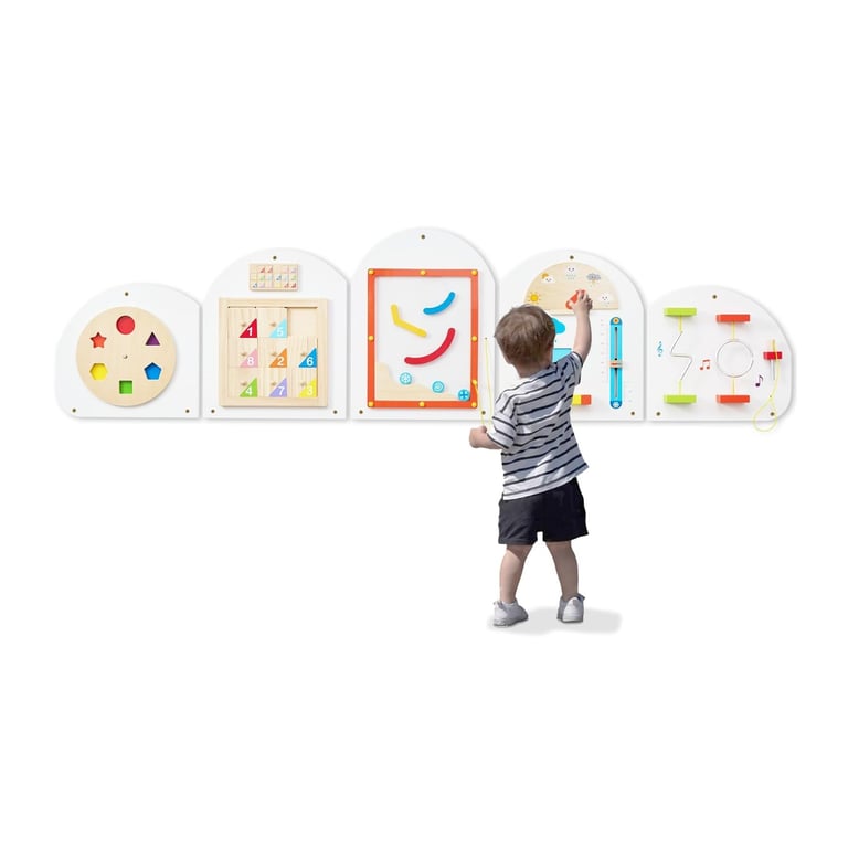 Montessori Monläurd Wall Mounted Busy Board Cloud