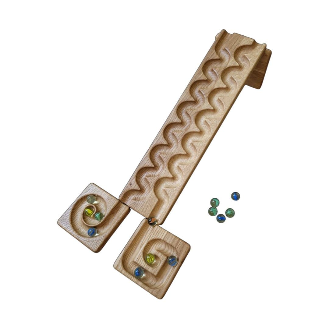 THREEWOOD Marble Run Track Race Set of 1 Wind