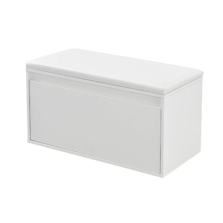 Montessori en casa Storage Bench White