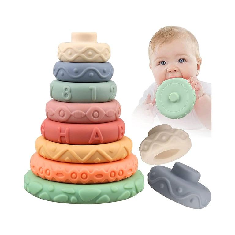 Montessori Litand 8 Pieces Stacking Rings Soft Toys