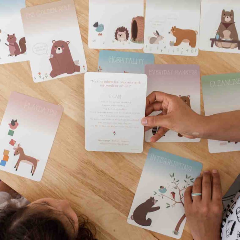 Montessori September & Co. Manners Cards