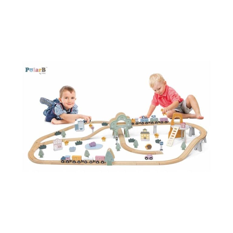 PolarB Train Track Set 90 Pieces
