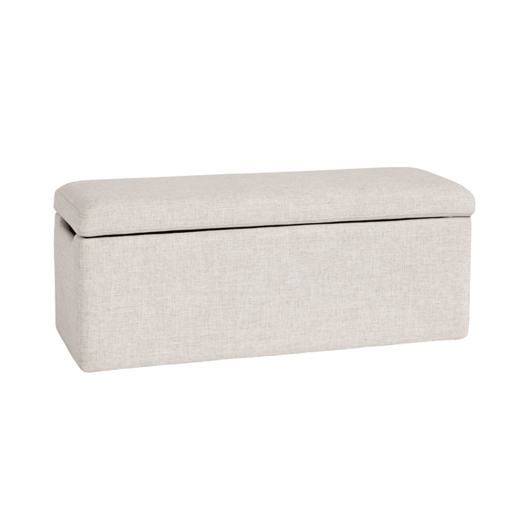 Montessori Pottery Barn Kids End-of-Bed Storage Bench Oatmeal