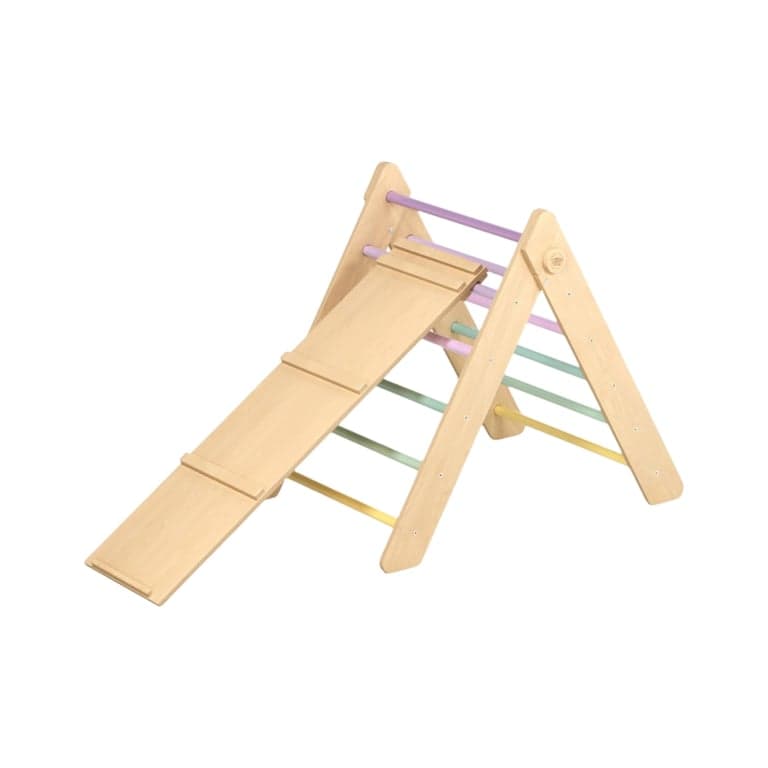 Busy Kids Pikler Triangle Pastel With Slide