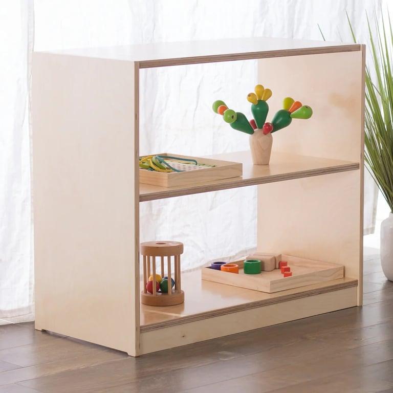 Sprout Kids Montessori School Open Back Shelving 24H 30W 11.5D