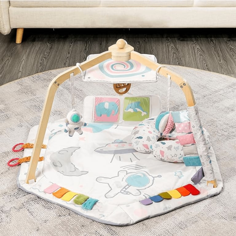 Montessori Woodtoe Wooden Baby Play Gym