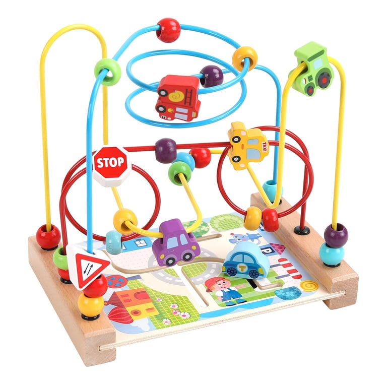 Montessori Aishun Wooden Bead Maze