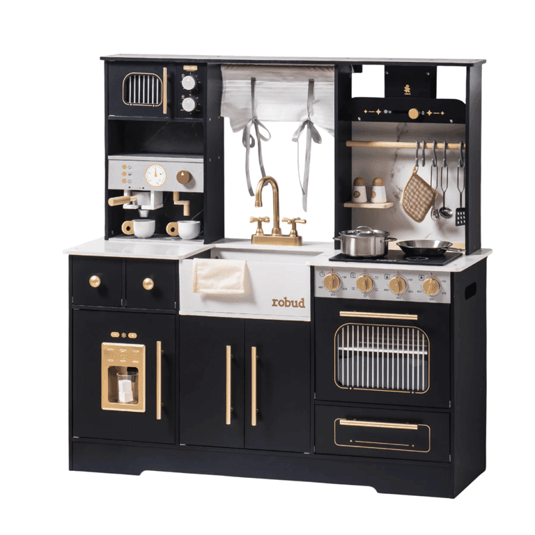 Robud Modern Play Kitchen Black
