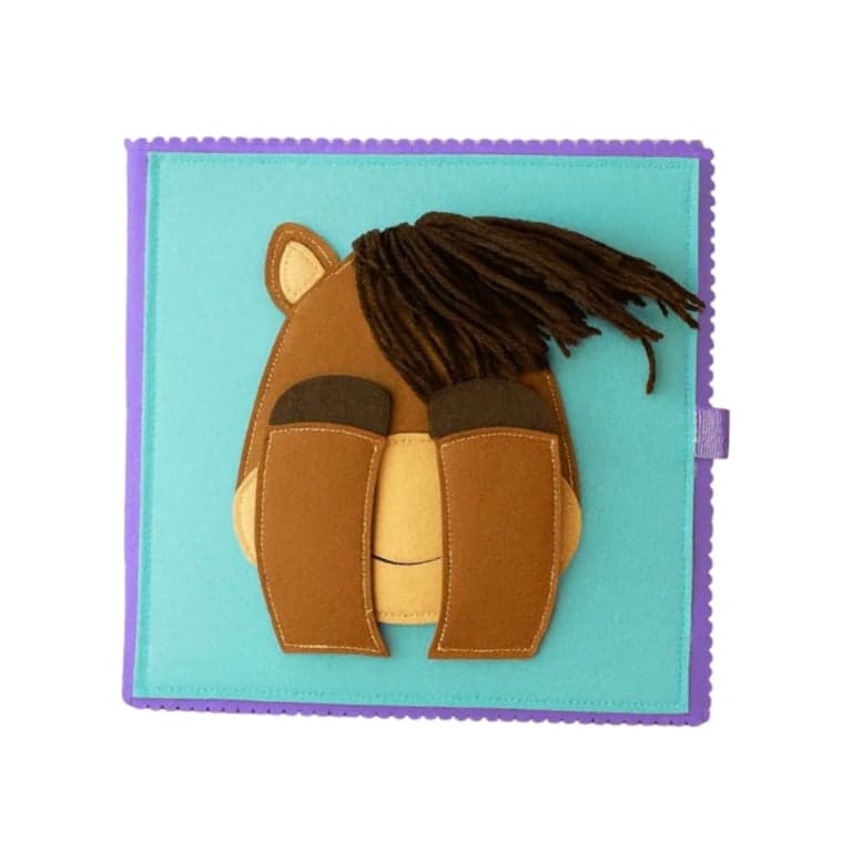 Wondertivity Handsome Horse Peekaboo Book