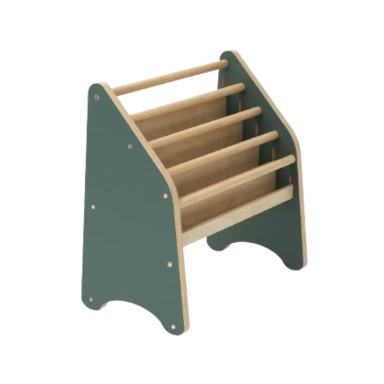 ChildUniverse Wooden Bookshelf Small Dark Green