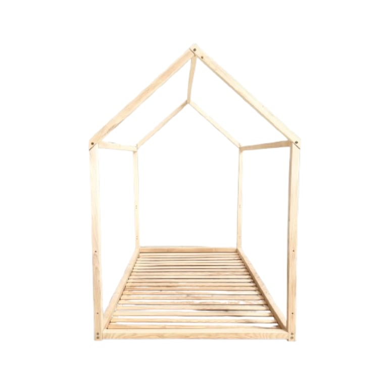 Montessori Simre Kids Woodland Montessori House Floor Bed Double Option 2