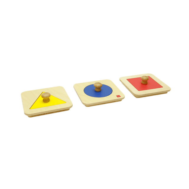 GAM Montessori Single Shape Puzzle Set