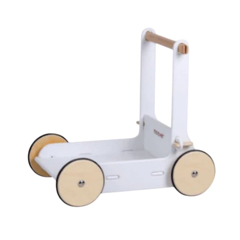 Moover Push Walker Wagon White