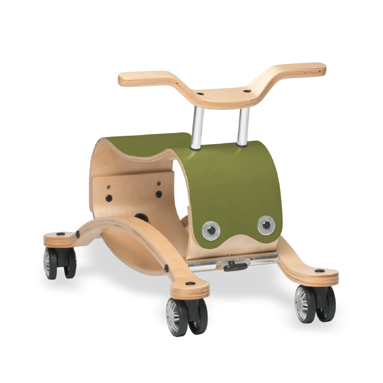 Montessori Wishbone Flip Balance Bike Olive Green