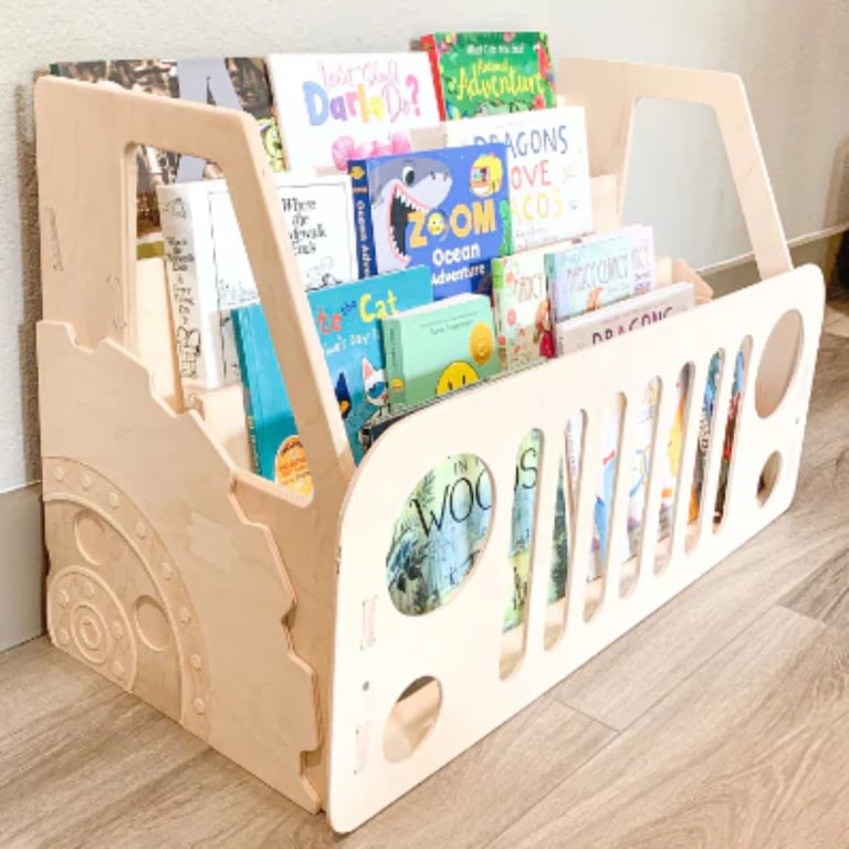 Montessori Bush Acres Aaron Truck Bookshelf