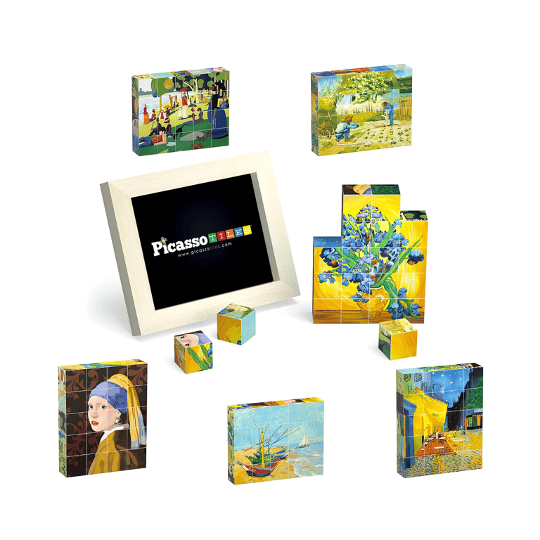 Montessori PicassoTiles Magnetic Cube Puzzle Frame Art