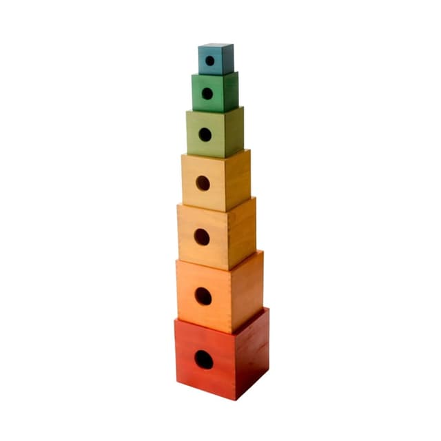 QToys Nesting Boxes Rainbow