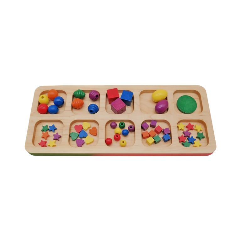 Montessori Mighty Little Tree Montessori Sorting Tray