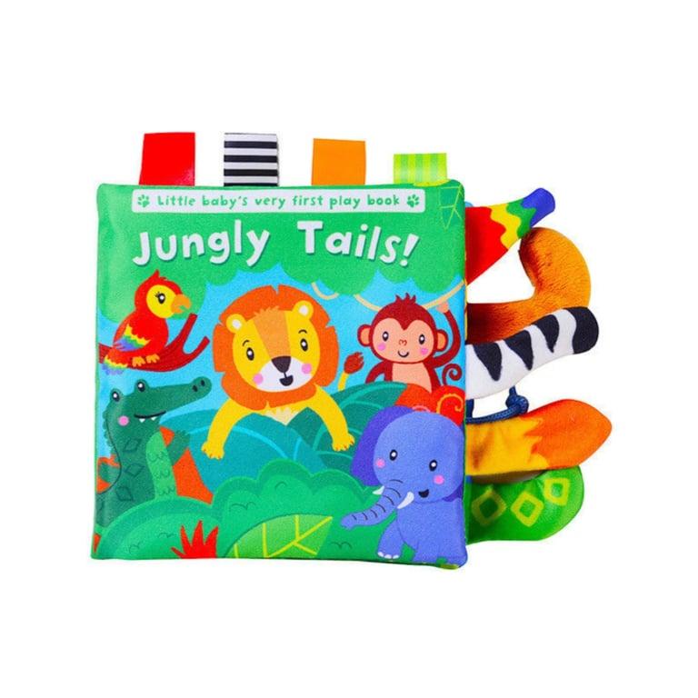 Montessori Clever Toys Box Montessori Animal Tails Soft Book Jungle