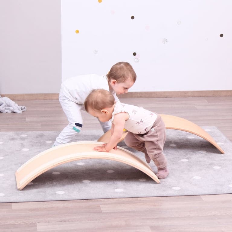 Montessori Brubi Balance Board With Felt Strips