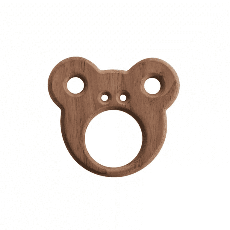 Ooh Noo Wooden Teether Care Bear