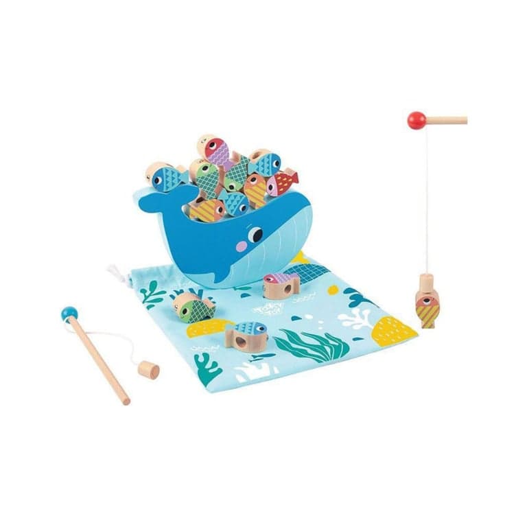 Tooky Toy Balance Stacker Whale