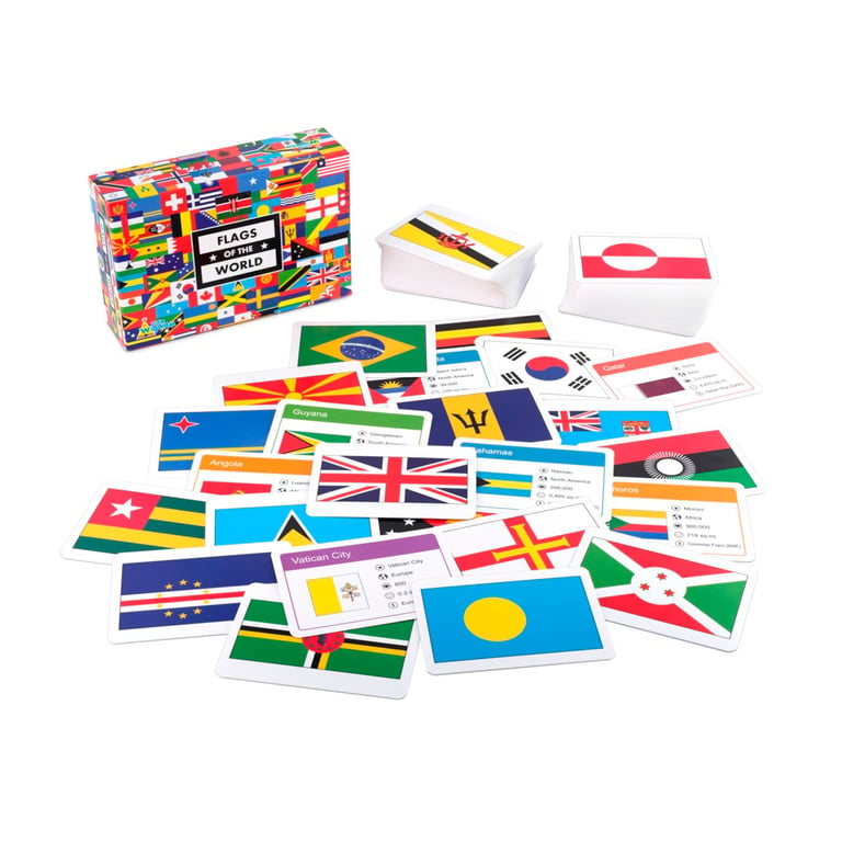 Montessori Little Wigwam Gifts Flags of The World Cards With Information