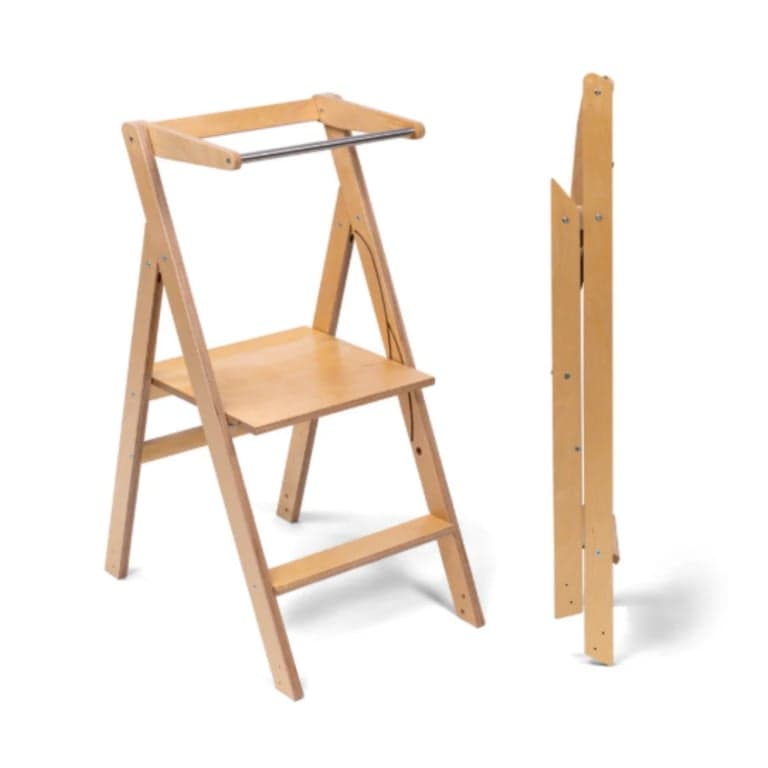 Ette Tete Step N Fold Toddler Tower Wooden
