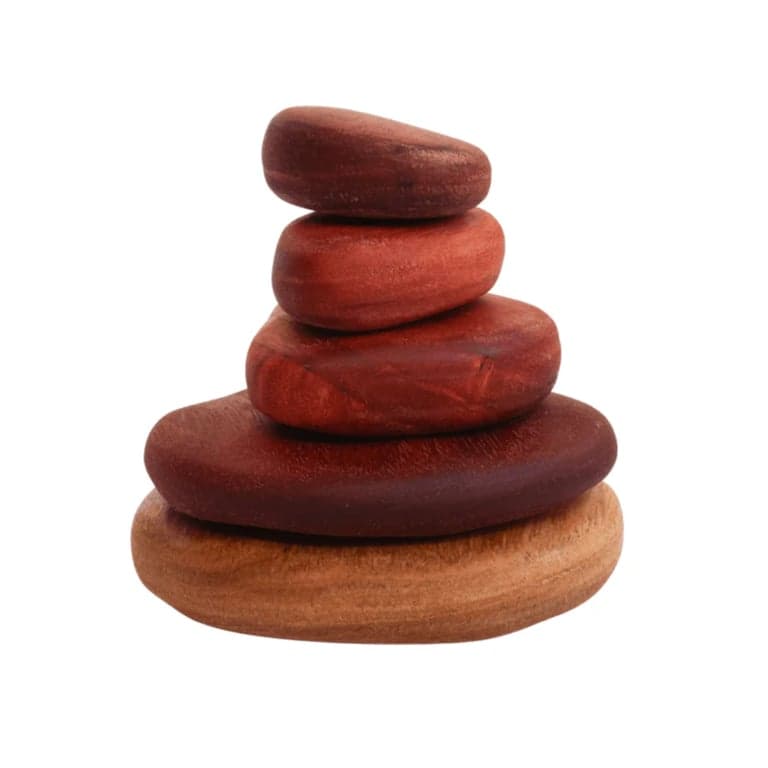 in-wood Stacking Stones - Montessori Product