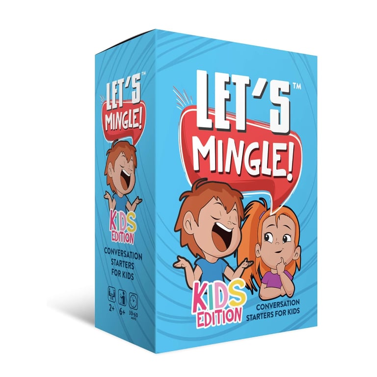 Montessori MSS Inc Card Game Conversation Game Let's Mingle