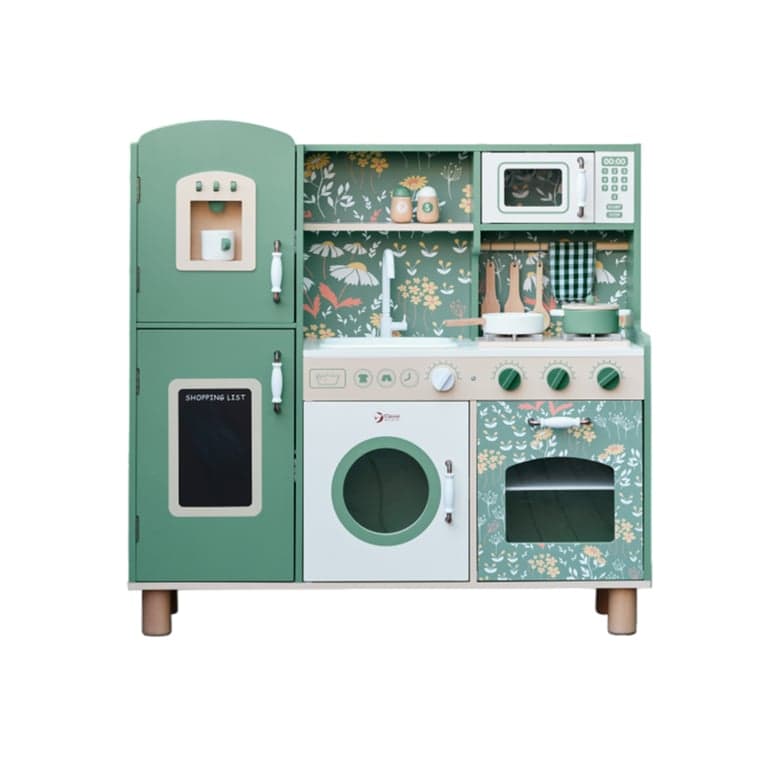 Classic World Play Kitchen With Accessories Vintage