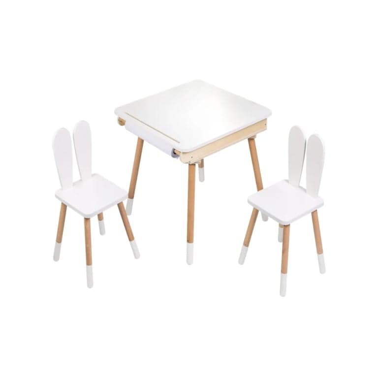 Elis Design Growing Table and 2 Chairs Set