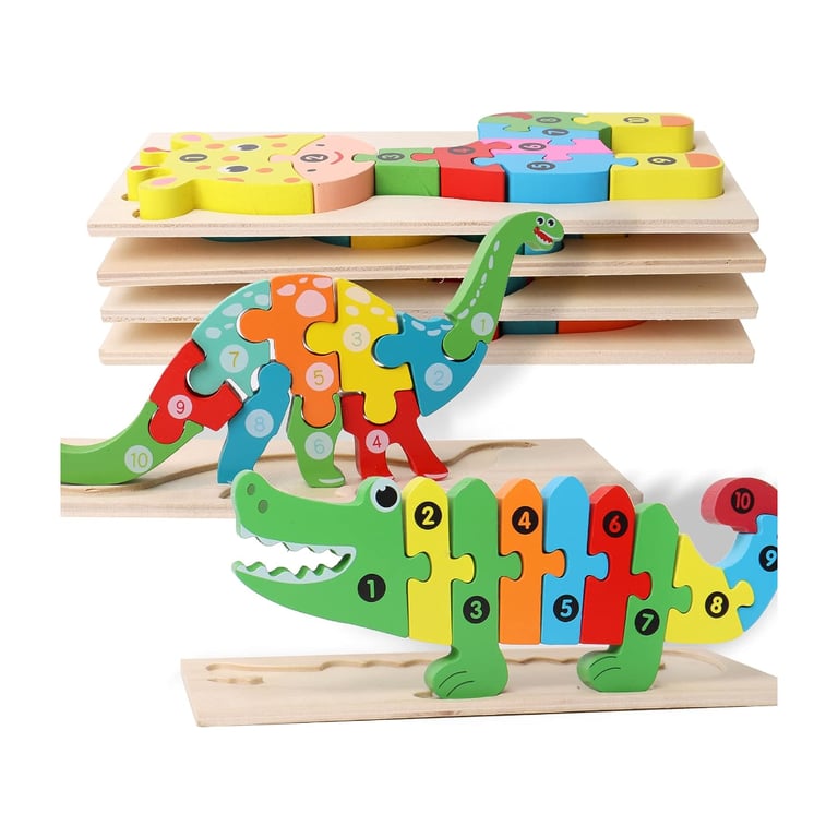 Montessori SHIERDU Jigsaw Puzzles Animals