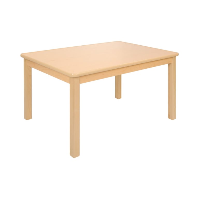 Montessori Kaplan Early Learning Carolina Laminate 24 x 36 Inches Rectangle Table 18-Inch Legs