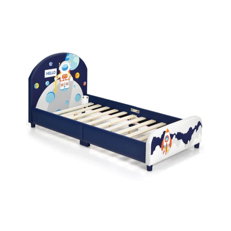 Costway Platform Bed With Headboard and Footboard