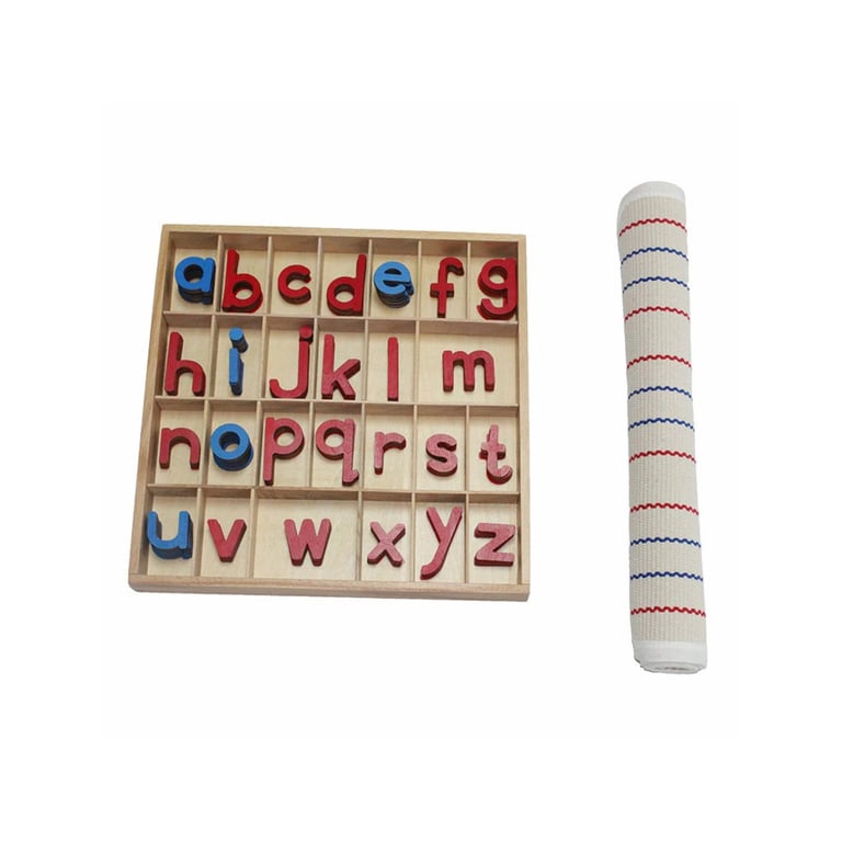 Montessori BippityBoppityBoo Montessori Movable Alphabet Letters and Mat