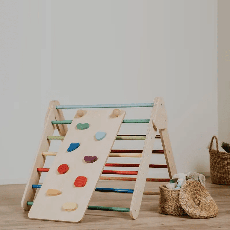 Montessori leg&go Triangle Climber With Ramp Colorful