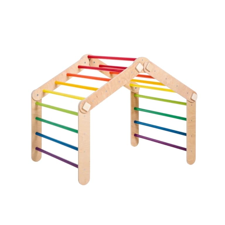 Wood Grain Lab Climbing Triangle