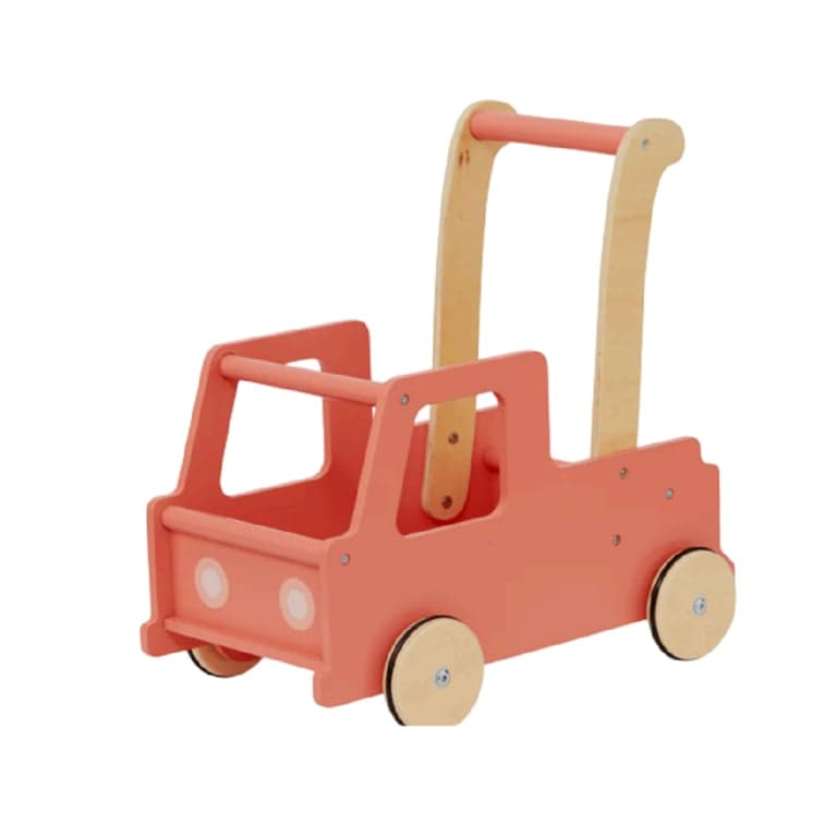 Moover Push Walker Truck Pink Flat Packed (For Experienced Walkers 18+ Months)