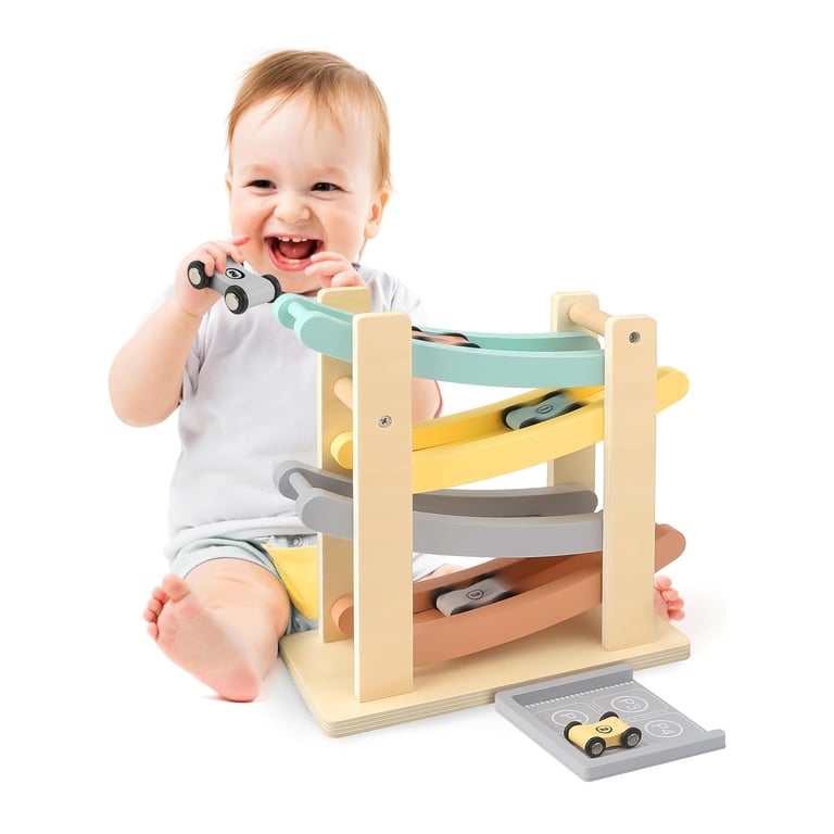 Montessori Vanplay Car Ramp Toys