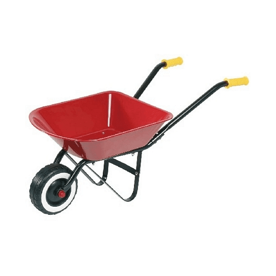 Montessori E&O Montessori Red Metal Wheelbarrow