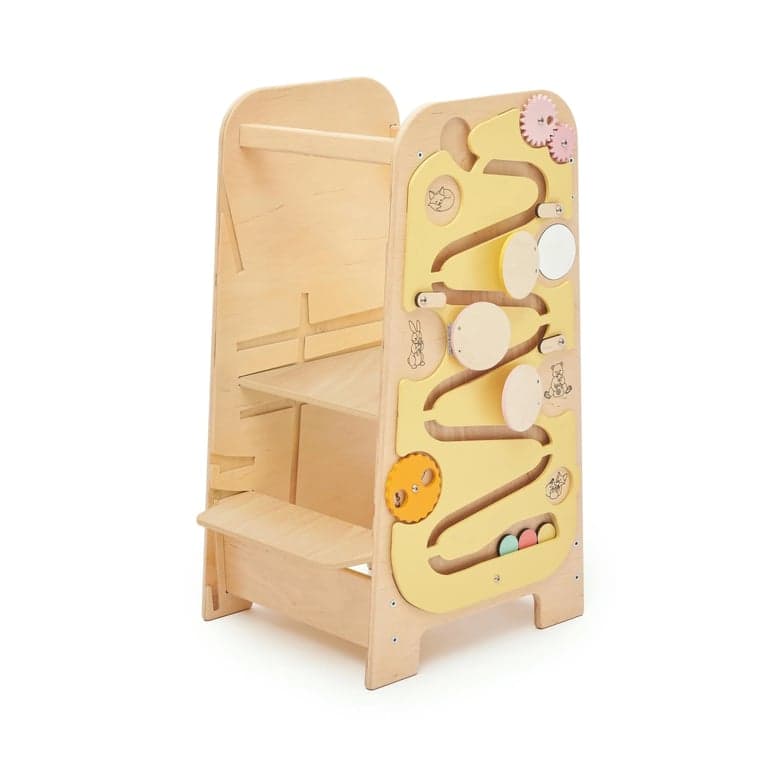Busy Kids Toddler Tower Vanilla
