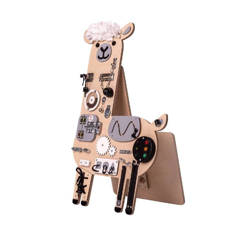 Foxy Family Busy Board Mika the Llama No Name With Stand